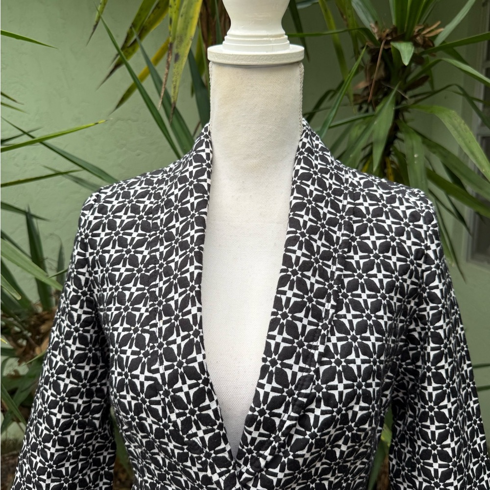Black and White Blazer